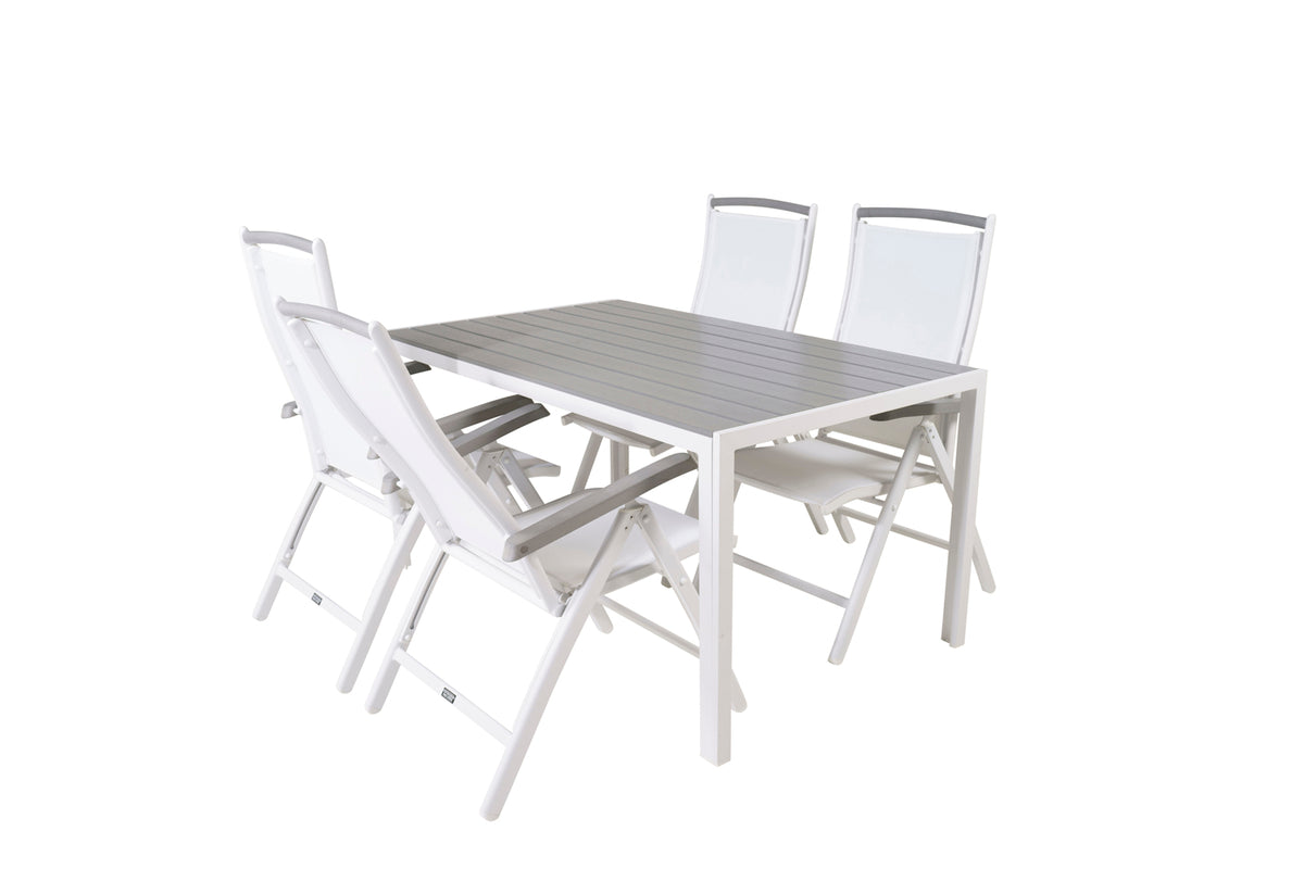 Venture Design Albany & Break Positionsstolar 2-pack Vit +