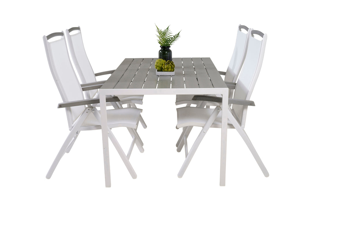 Venture Design Albany & Break Positionsstolar 2-pack Vit +