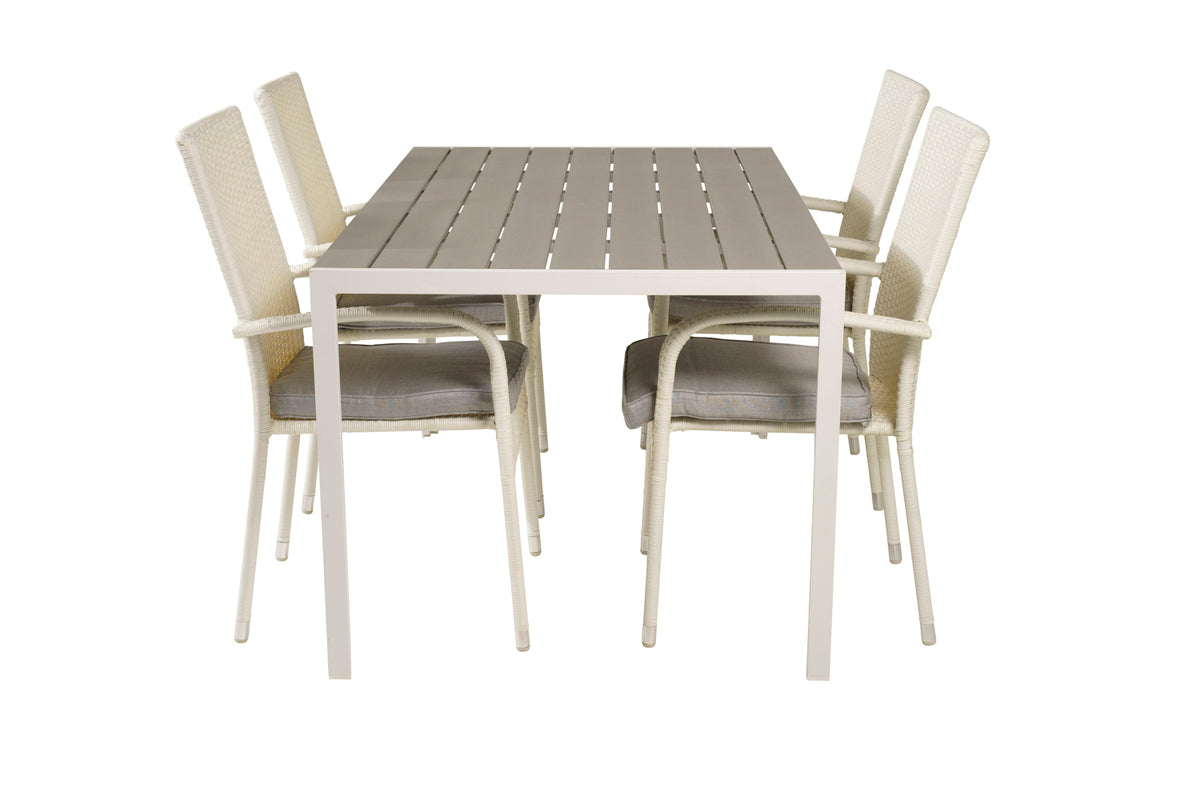 Venture Design Break | Anna Matbord 150x90 + 4 matstolar