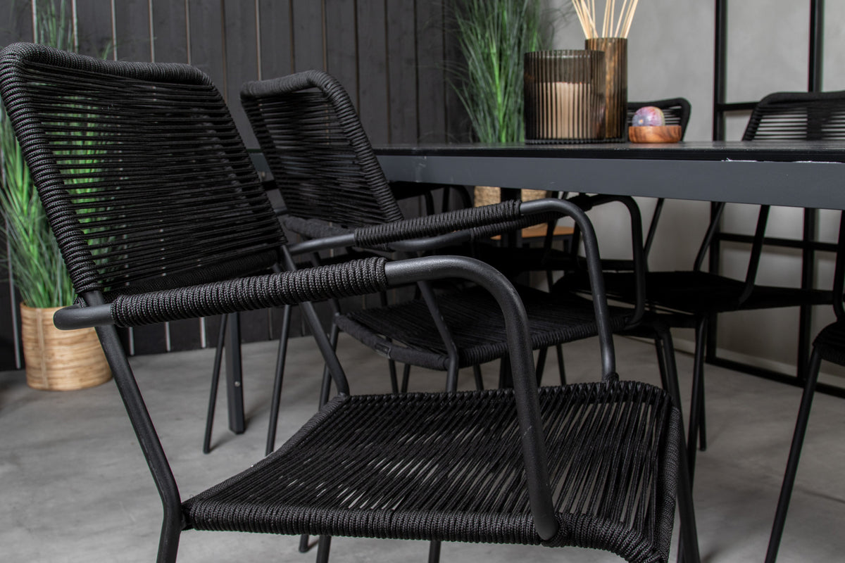 Venture Design Venture Home Lindos & Break Matstolar Svart +