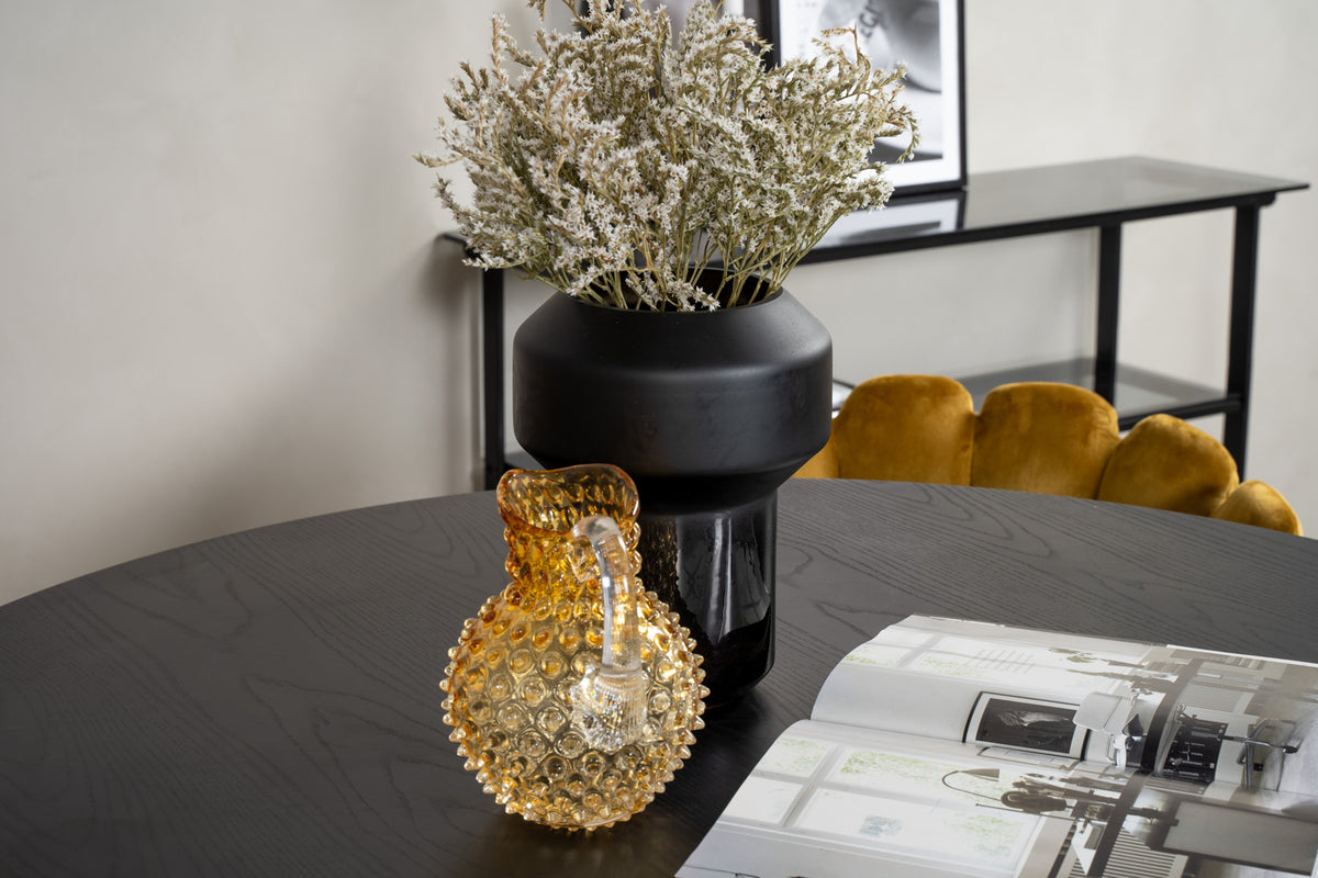 Venture Design Limhamn & Dipp Matstolar Gul + Matbord ⌀115