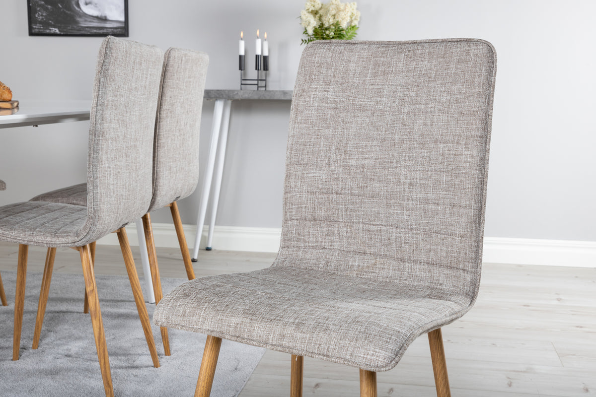Venture Design Polar & Windu Rektangulära Matbord 180 x 90 Vit +