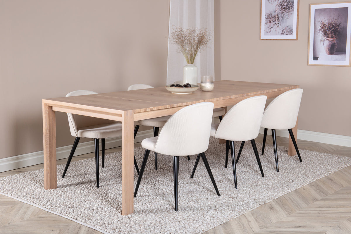 Venture Design Slider, Velvet Rektangulära Matgrupper