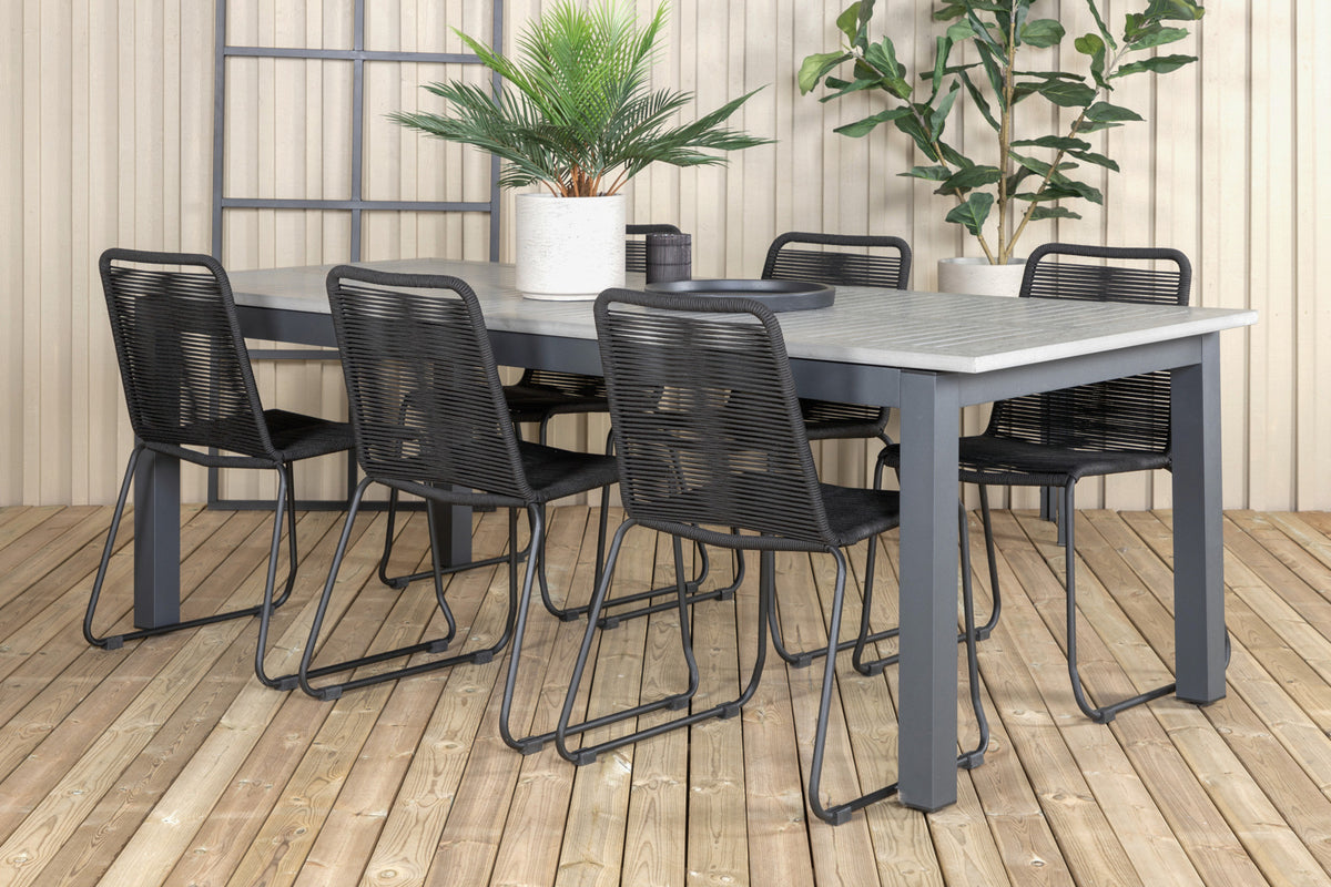 Venture Design Albany, Lindos Matgrupper Svart Mörkgrå