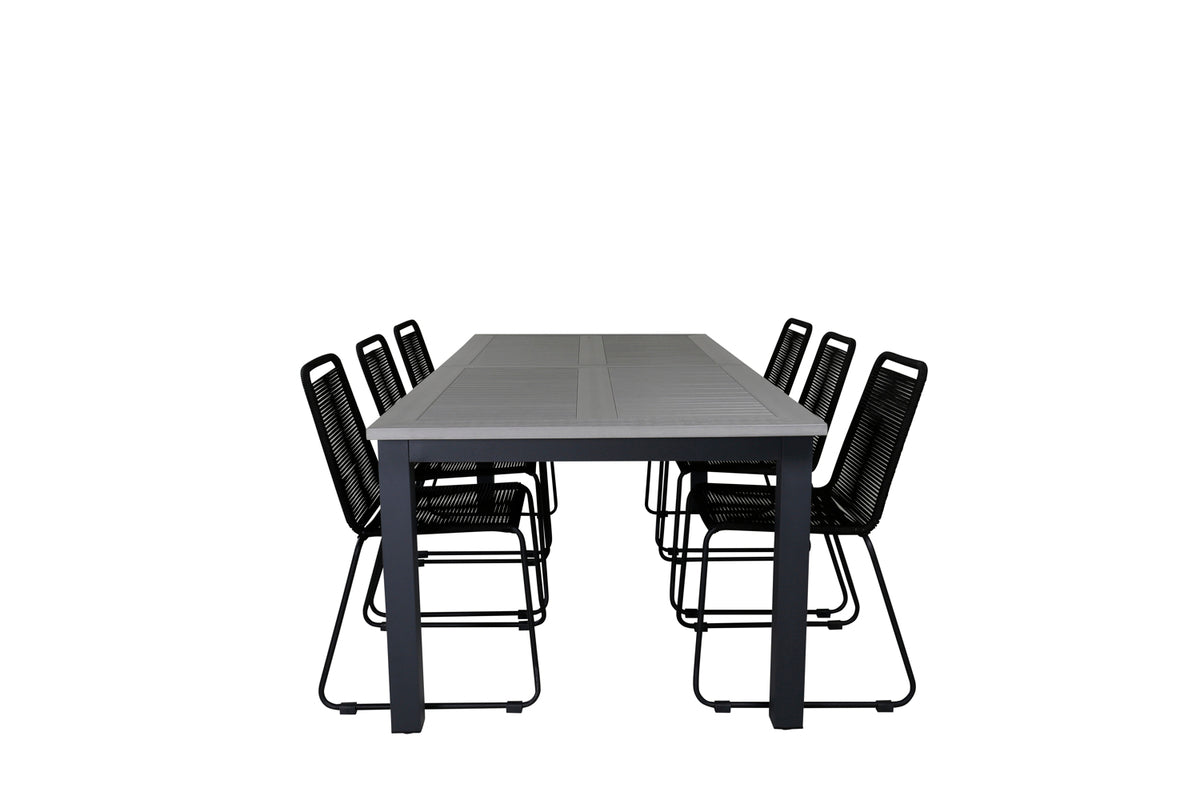 Venture Design Albany, Lindos Matgrupper Svart Mörkgrå