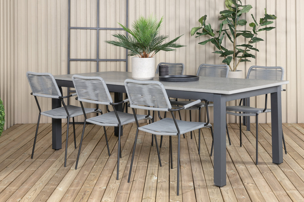 Venture Design Albany, Lindos Matgrupper Grå Mörkgrå