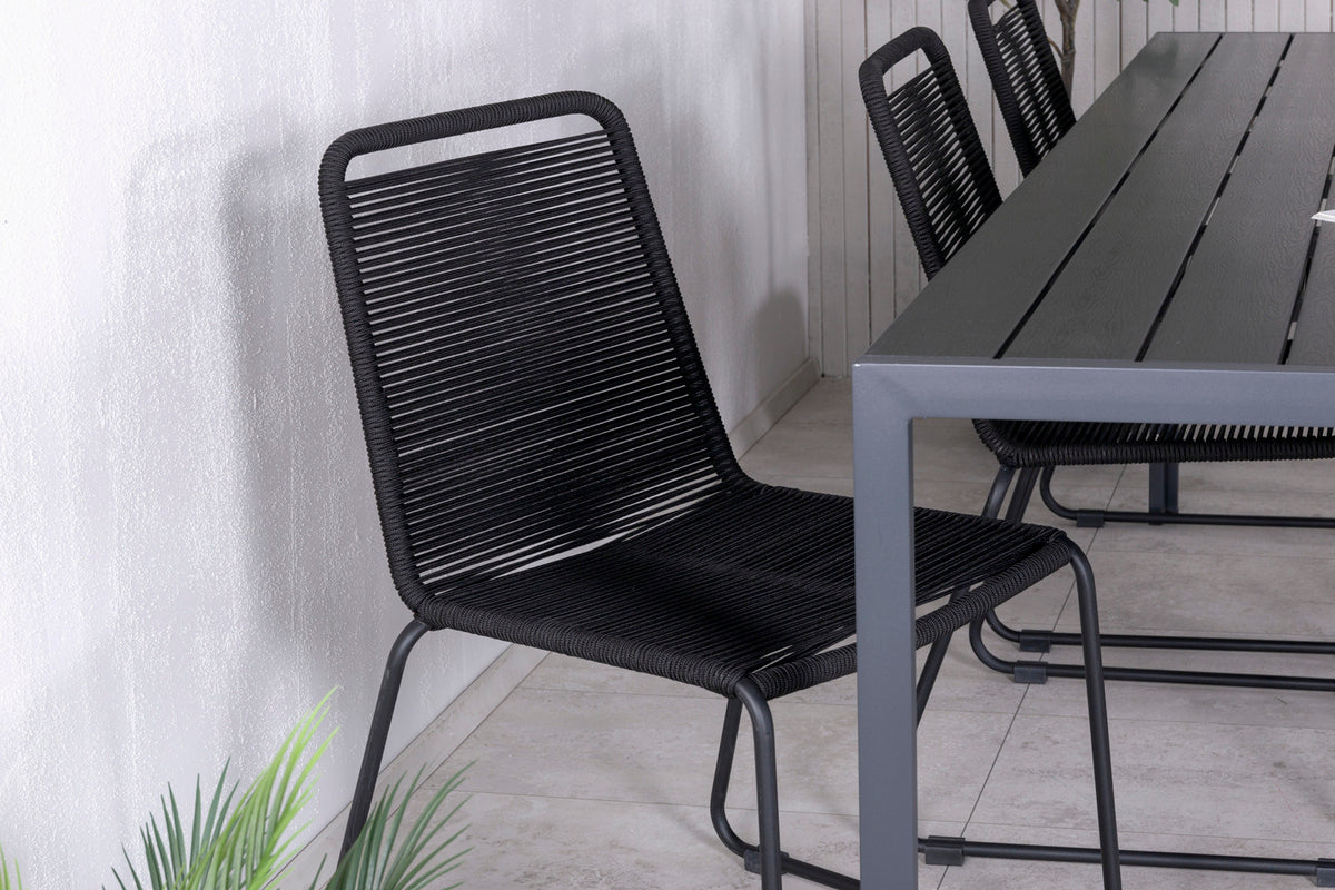 Venture Design Lindos & Break Matstolar 2-pack Svart +