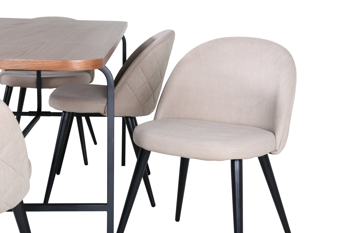 Venture Design Uno, Velvet Rektangulära Matgrupper