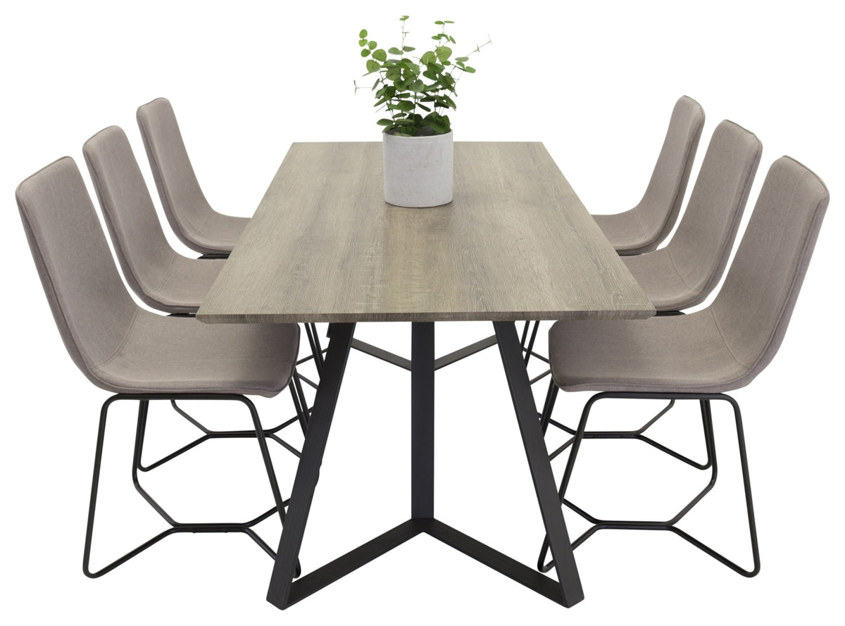 Venture Design Marina, X Rektangulära Matgrupper