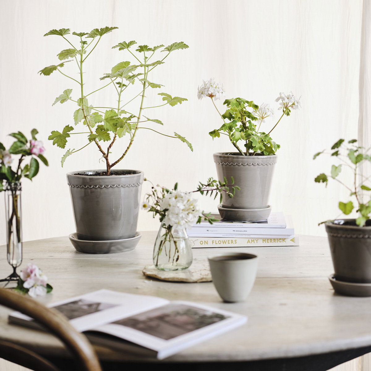 Helena Pot Pearl Grey