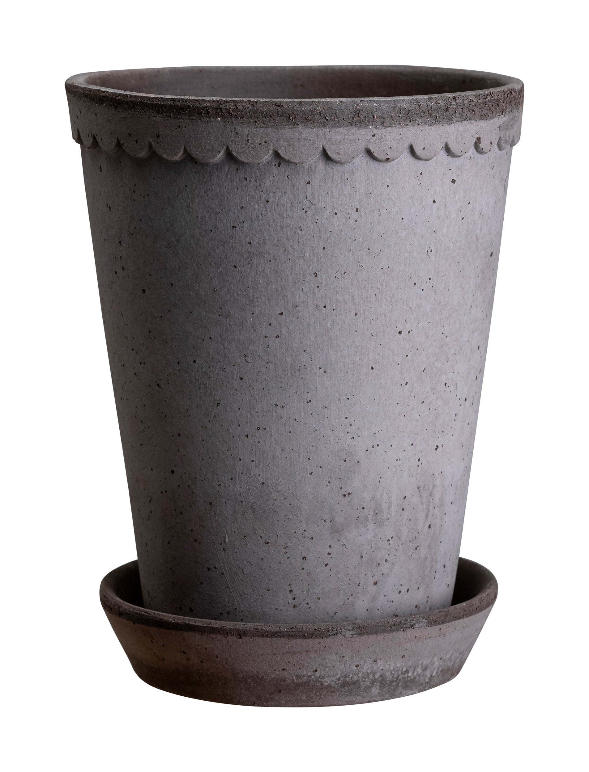 Helena Tall Pot RAW Grey
