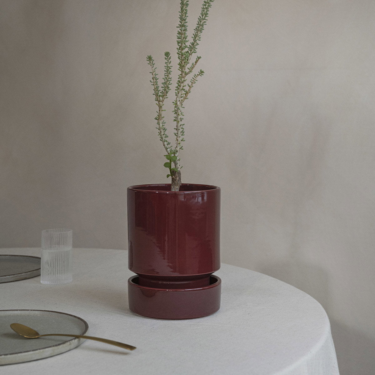 Hoff Pot Deep Burgundy