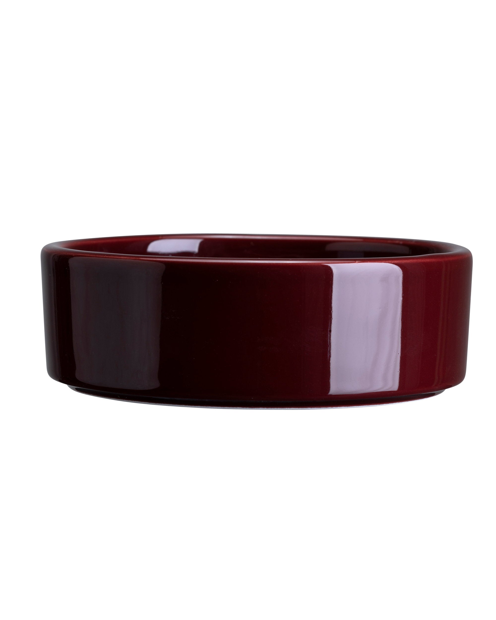 Hoff Saucer Deep Burgundy