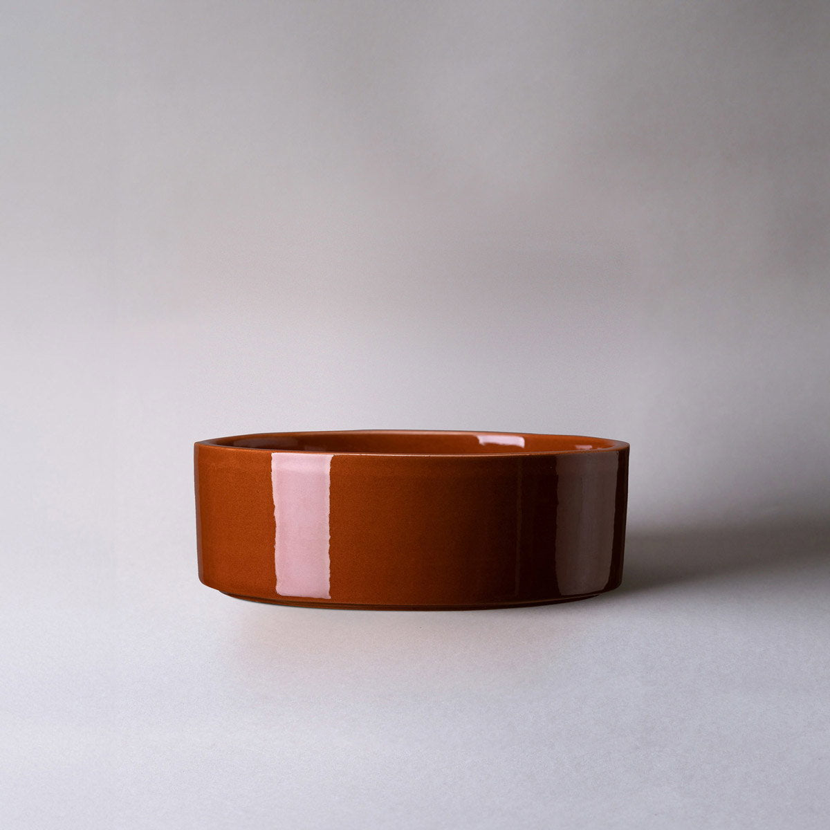 Hoff Saucer Rusty Red