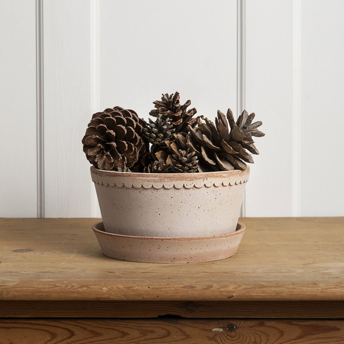 Helena Low Pot RAW Rosa