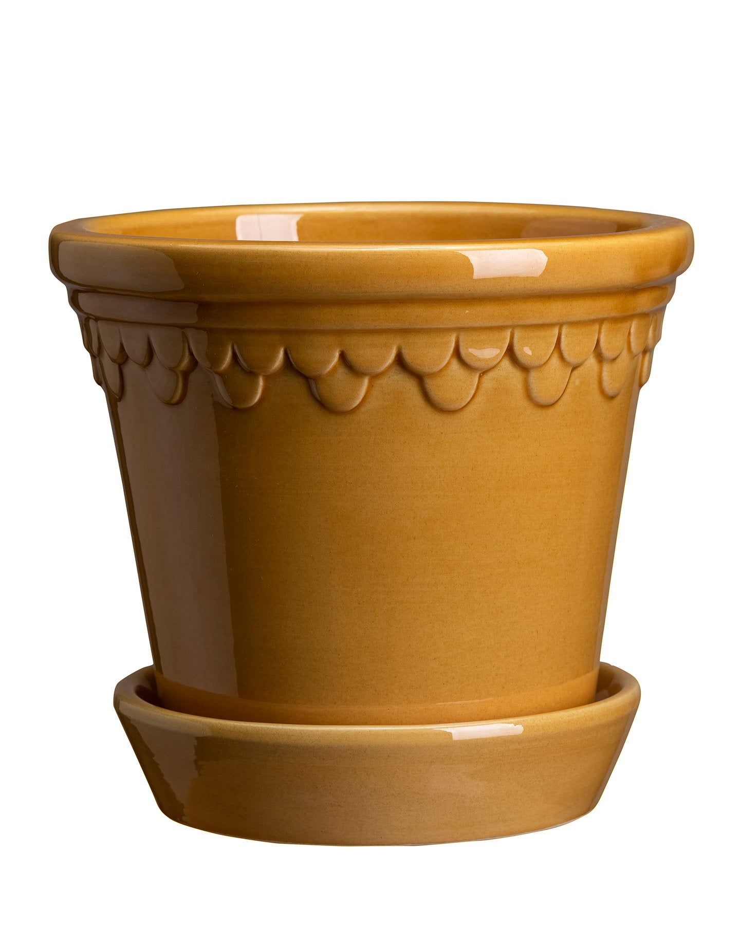 Københavner Pot Amber Yellow