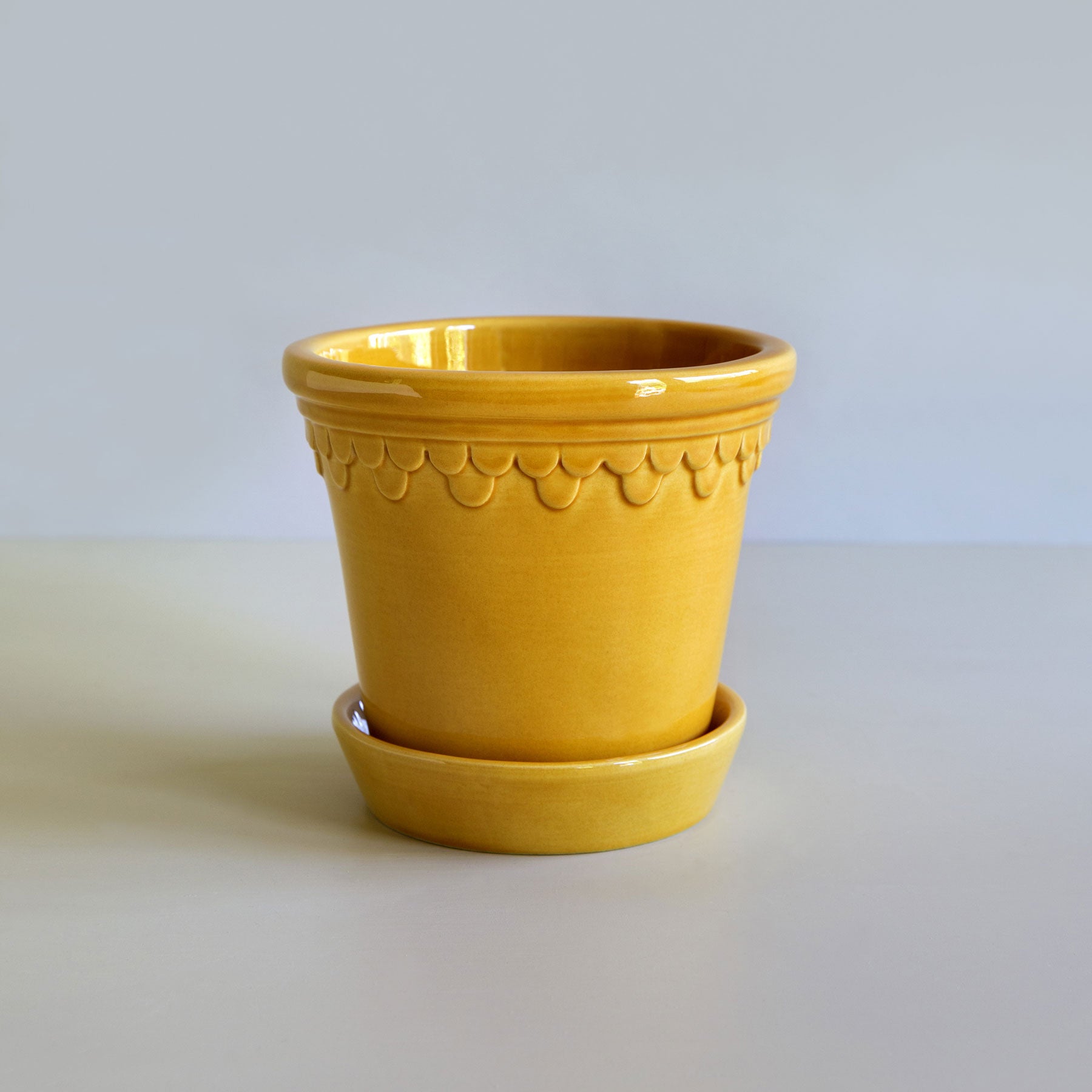 Københavner Pot Amber Yellow
