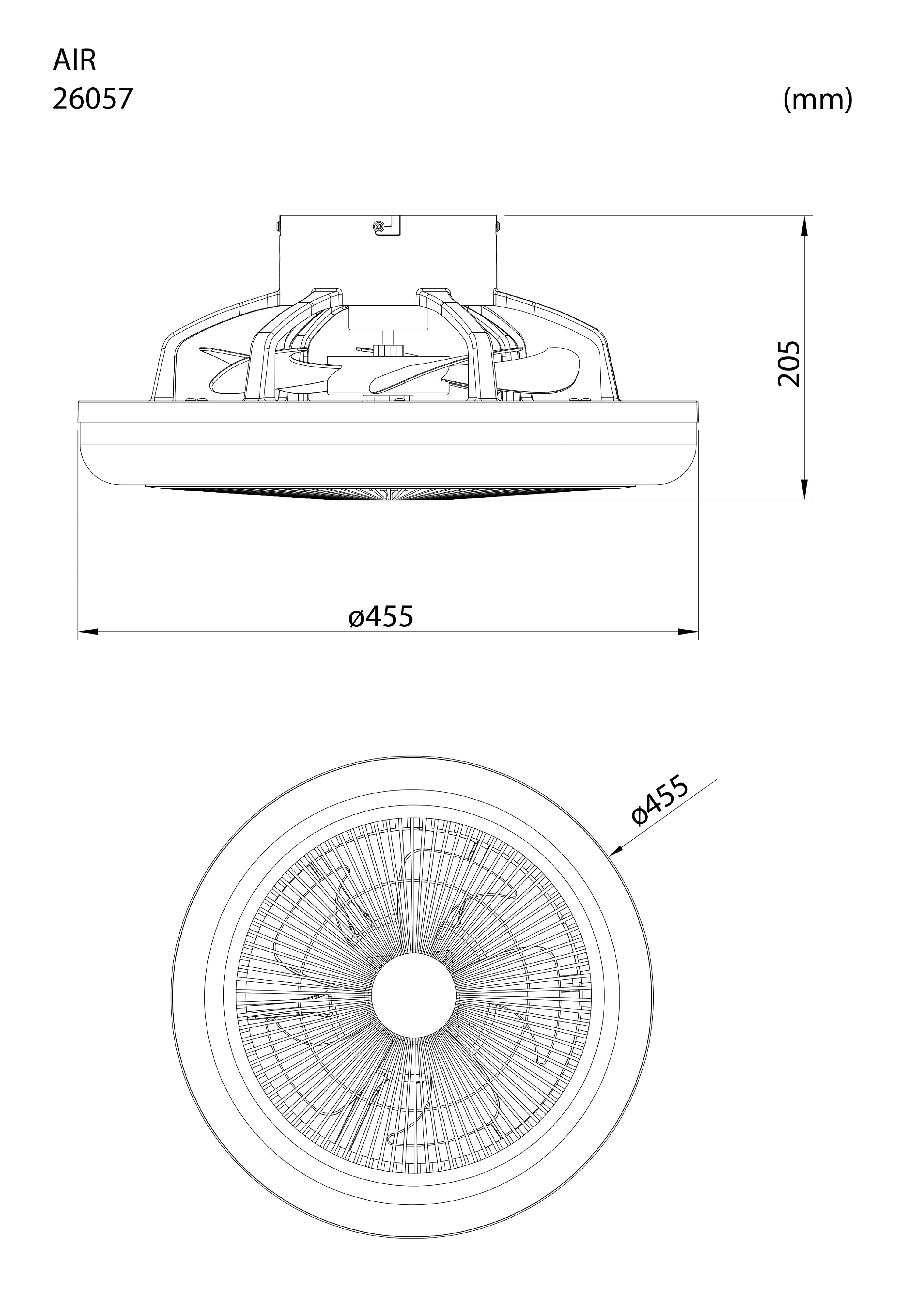 Aneta Home AIR plafond med fläkt