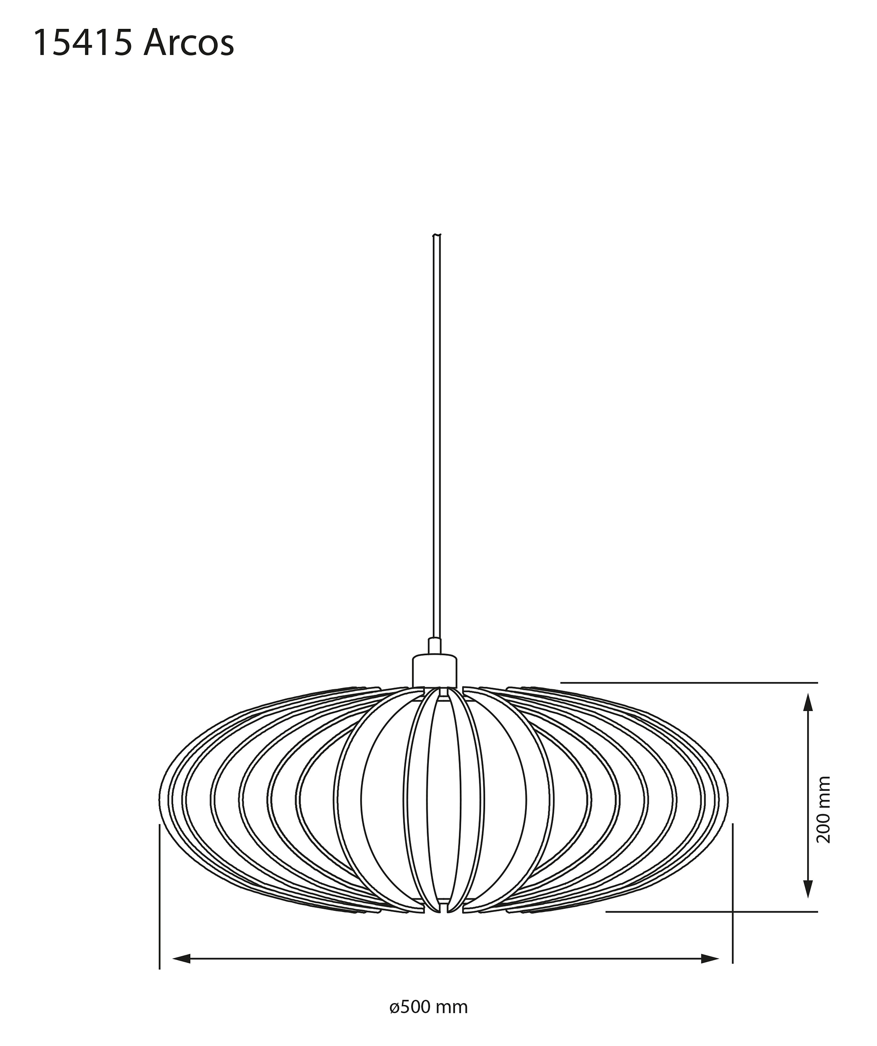 Aneta Home ARCOS taklampa