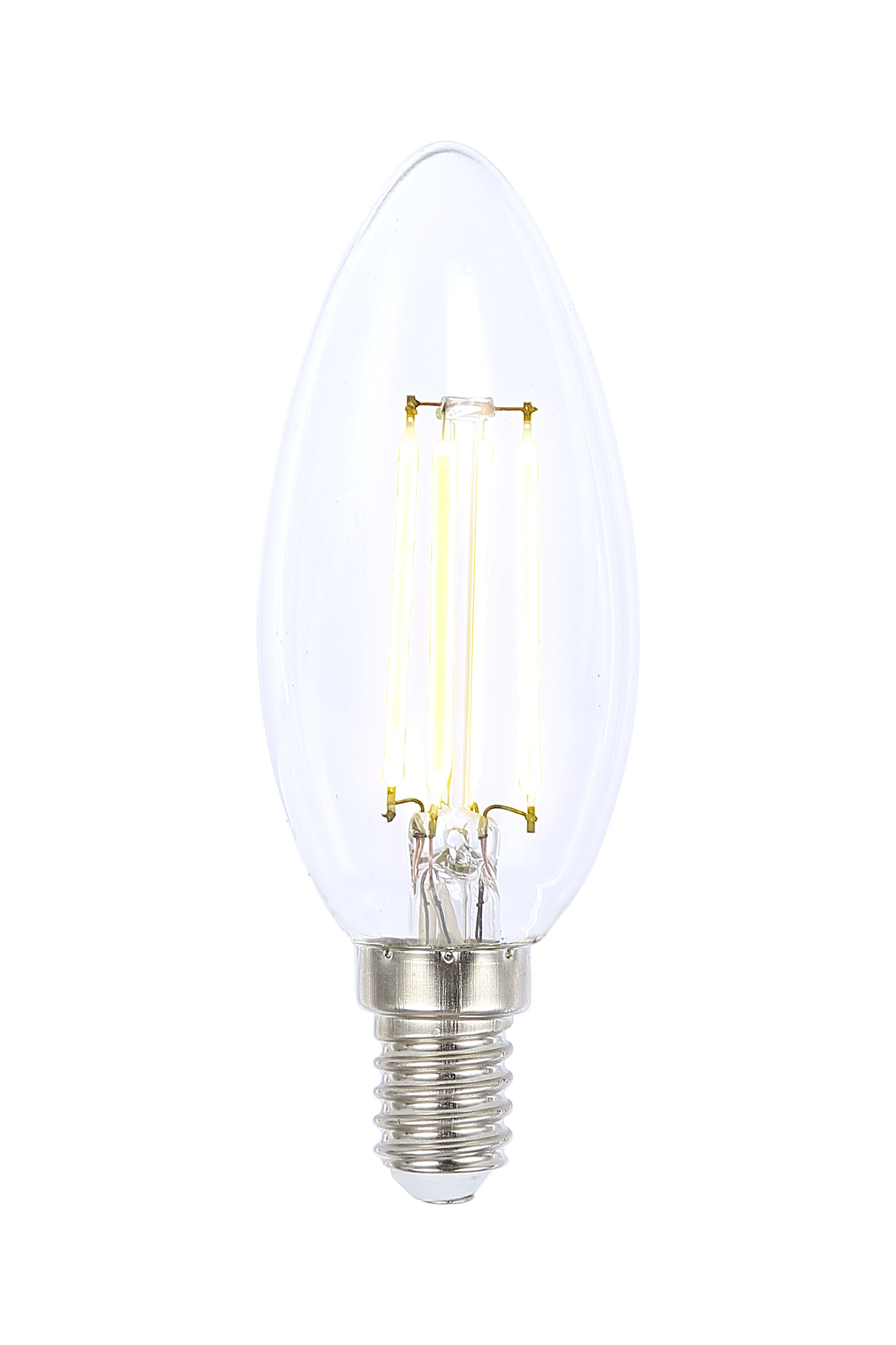 Aneta Home Kronljus E14 4W LED filament dimbar 2700K, klar