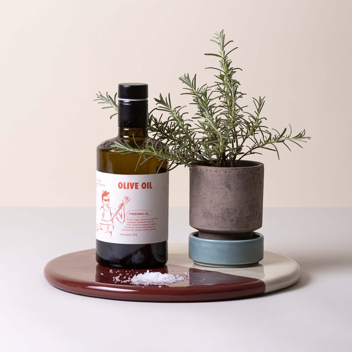 Nuna Botanical Board Deep Burgundy Sandstone