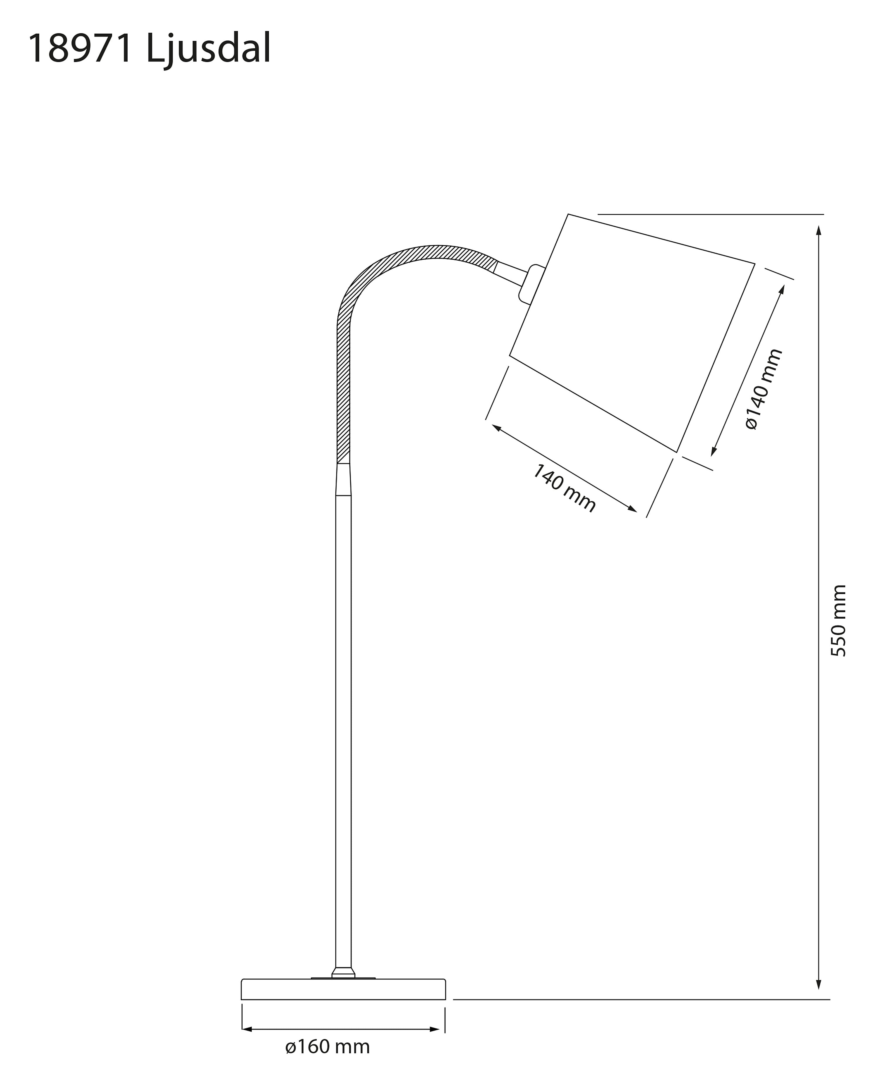 Aneta Home LJUSDAL bordslampa