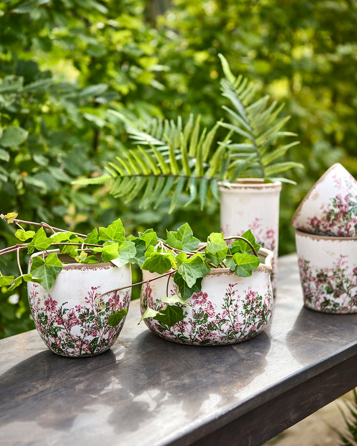 Affari of Sweden SPRING Vas, Vit/grön/rosa