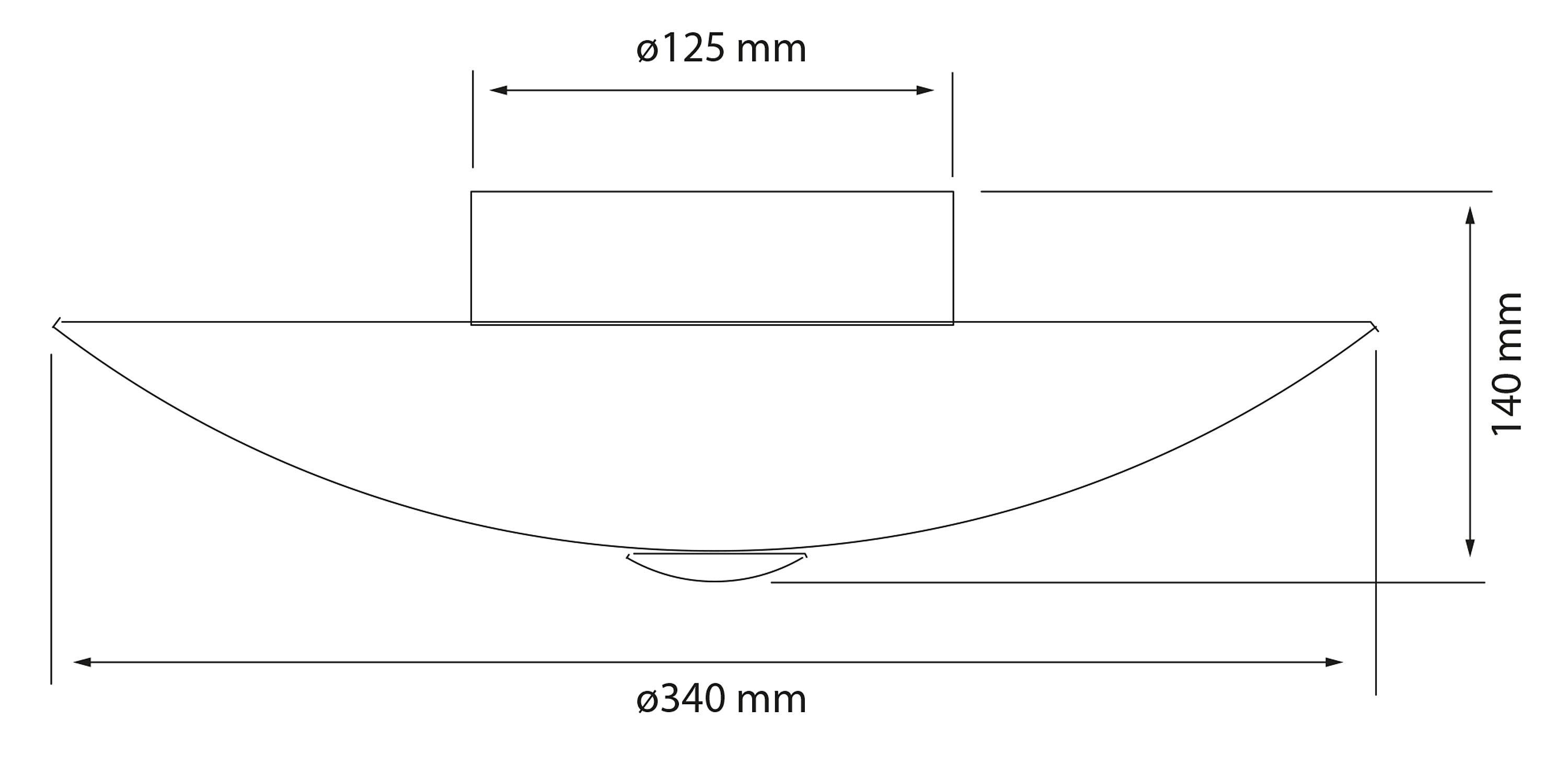 Aneta Home SKRIFT plafond Ø34