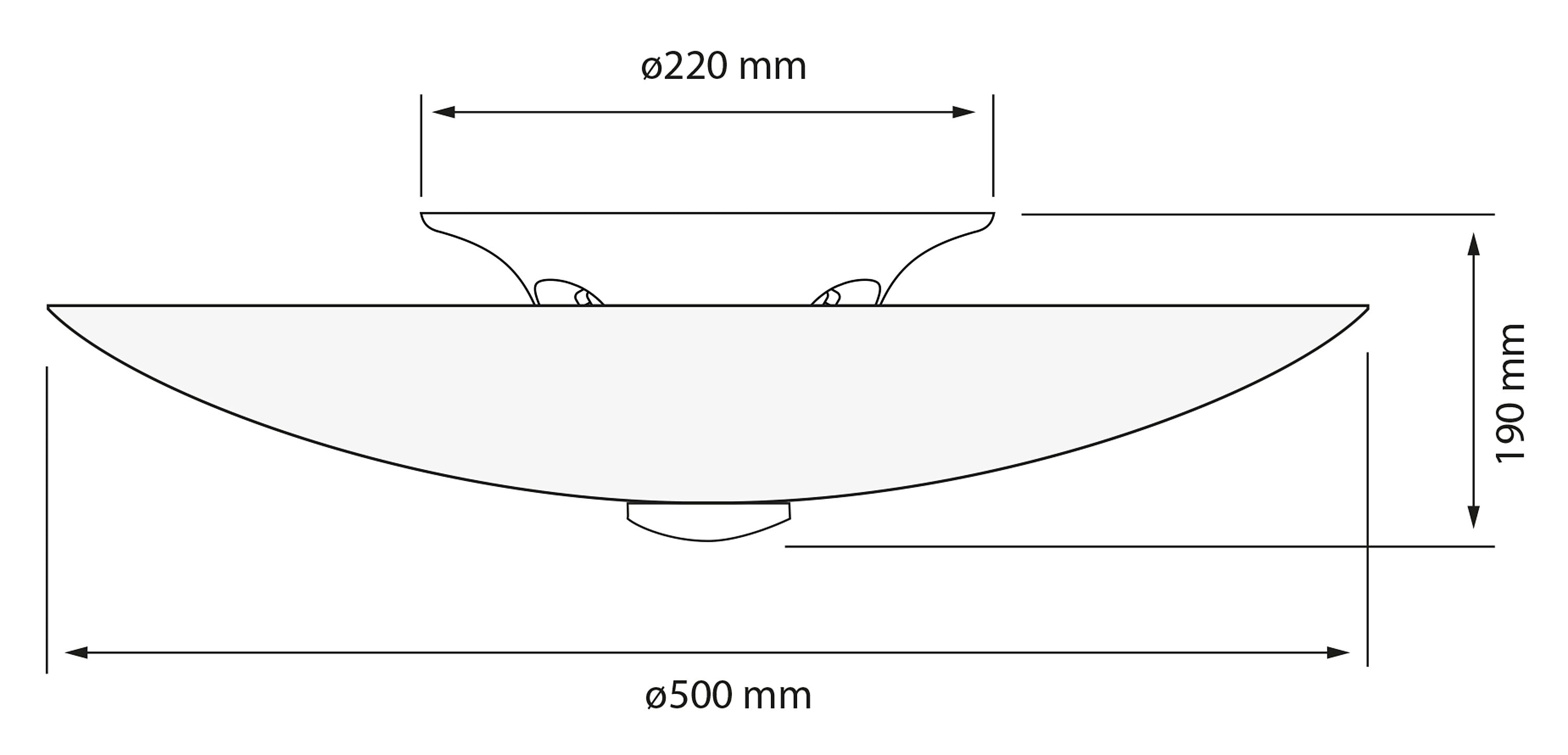 Aneta Home IGLO plafond Ø50