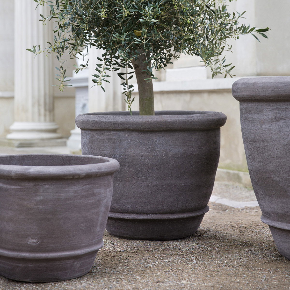 Campana Large Pot RAW Grey