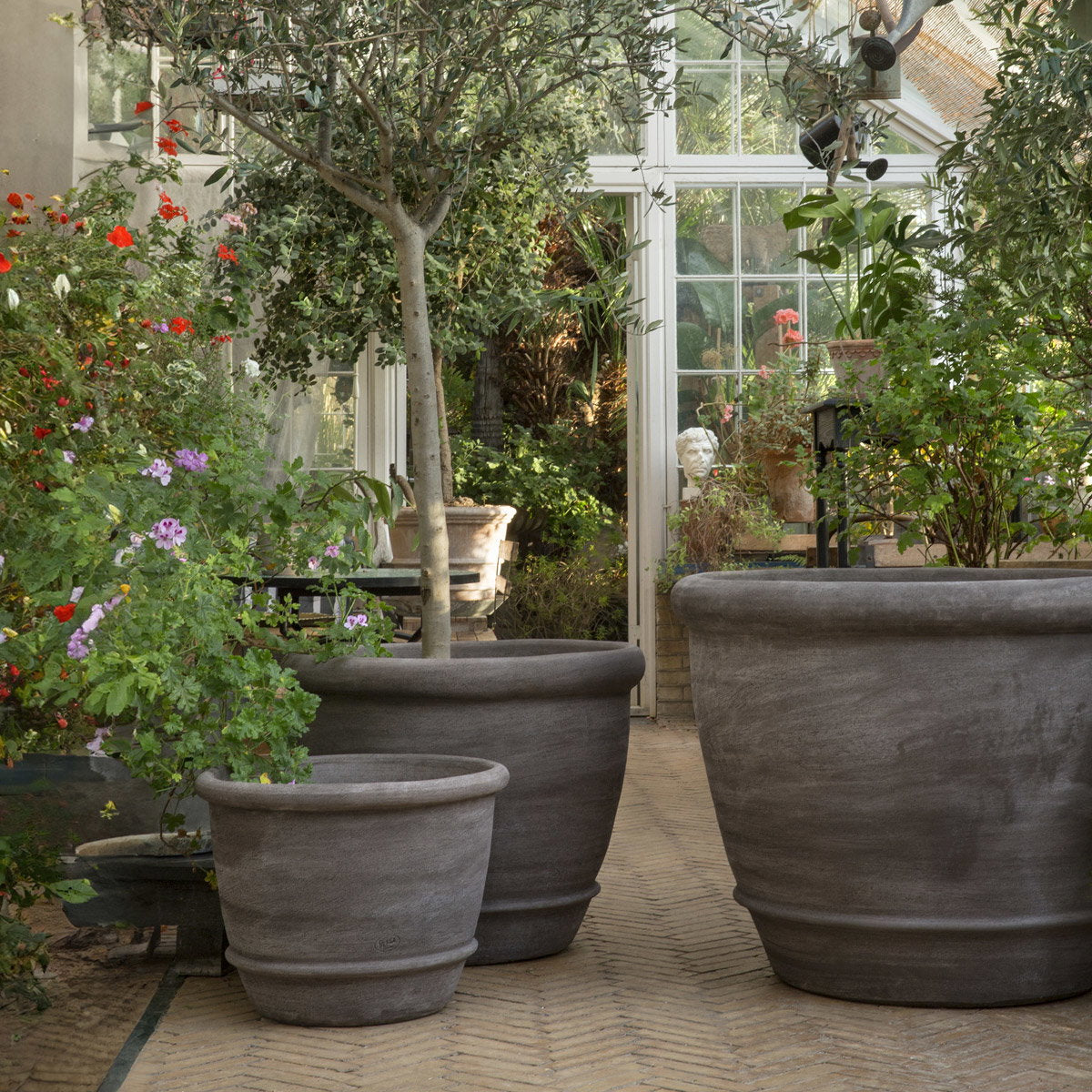 Campana Large Pot RAW Grey