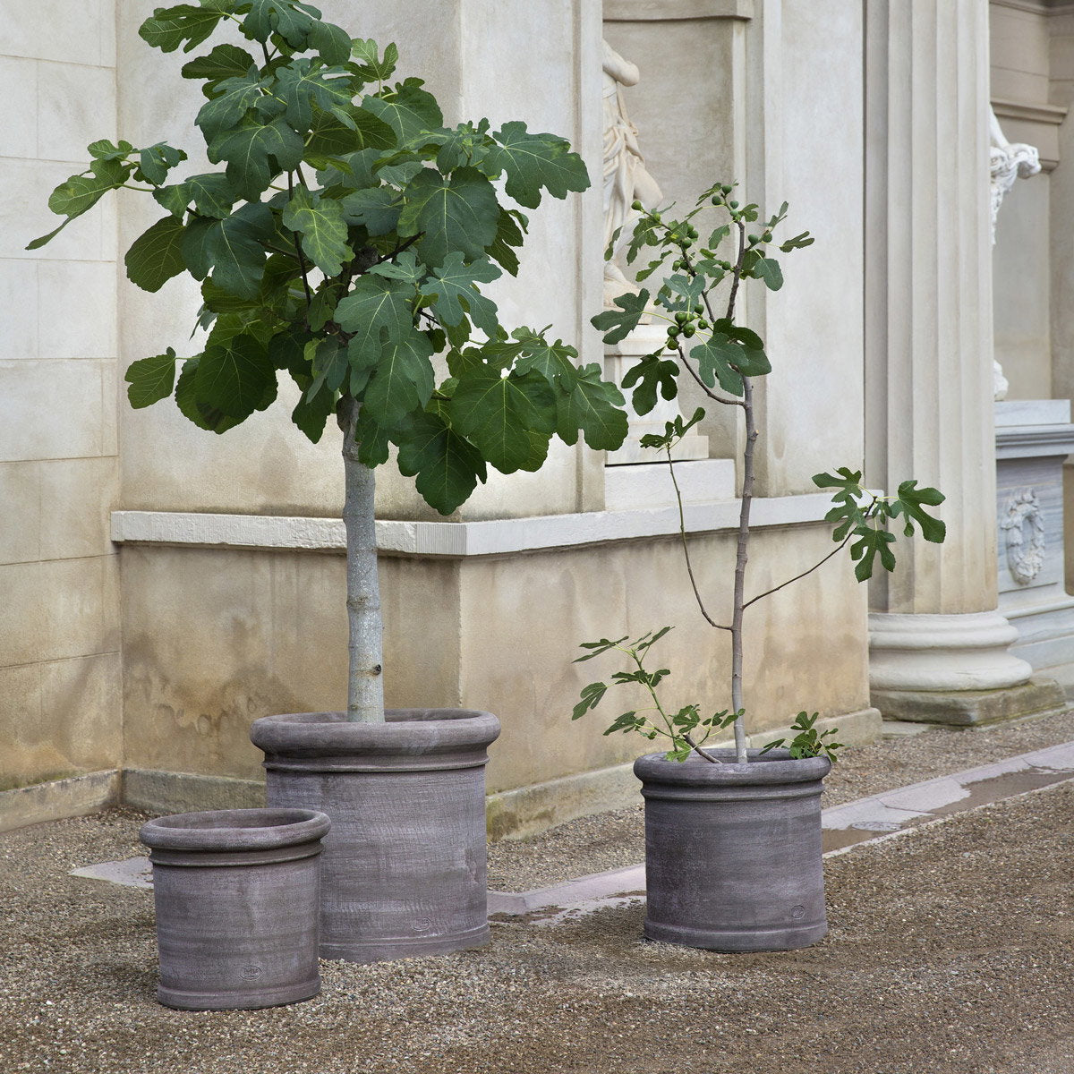 Cilindro Large Pot RAW Grey