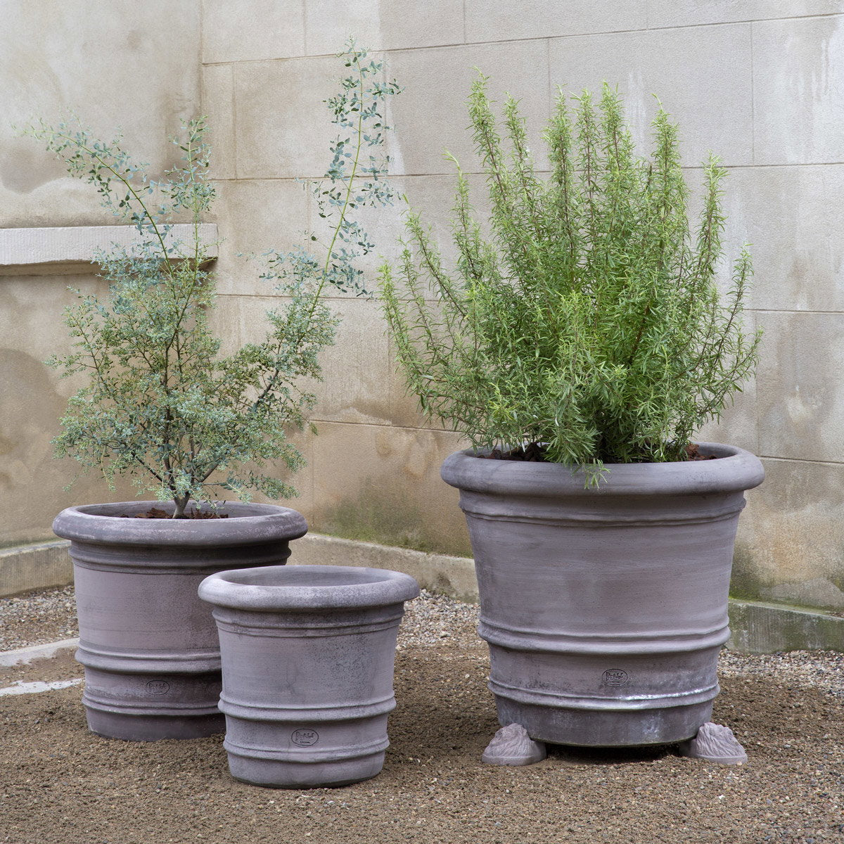 Lucca Large Pot RAW Grey