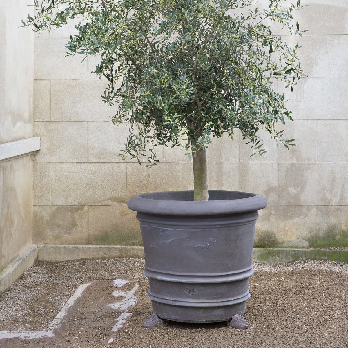 Lucca Large Pot RAW Grey