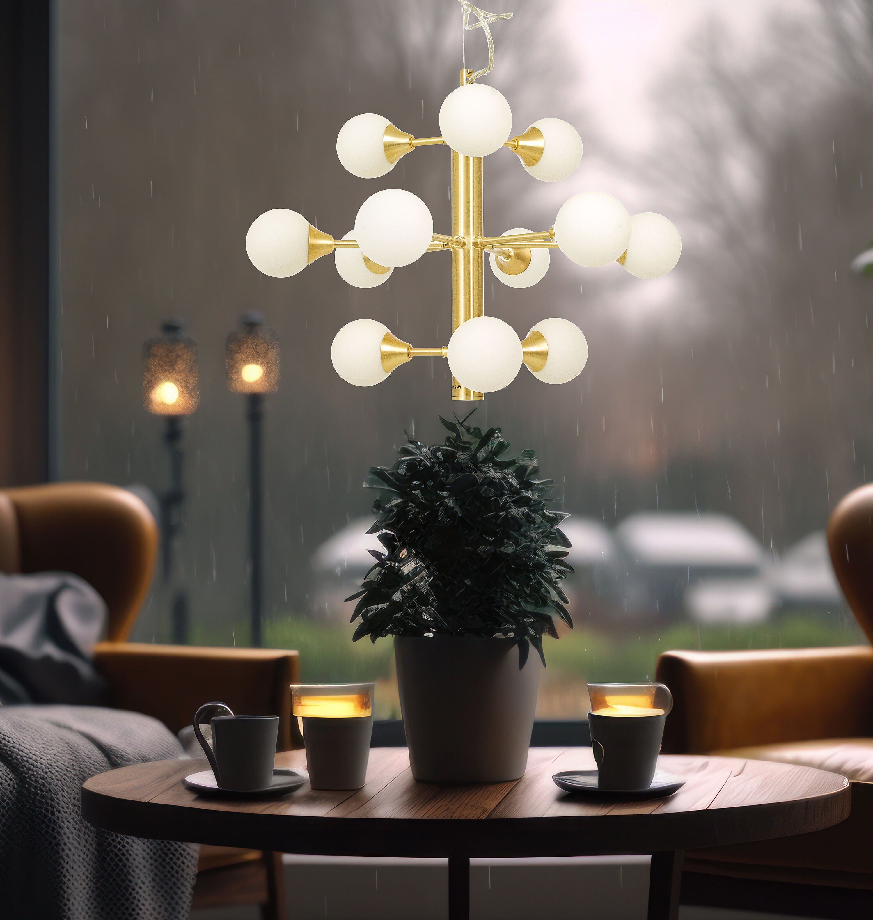 Aneta Home COSMOS taklampa 12-arm