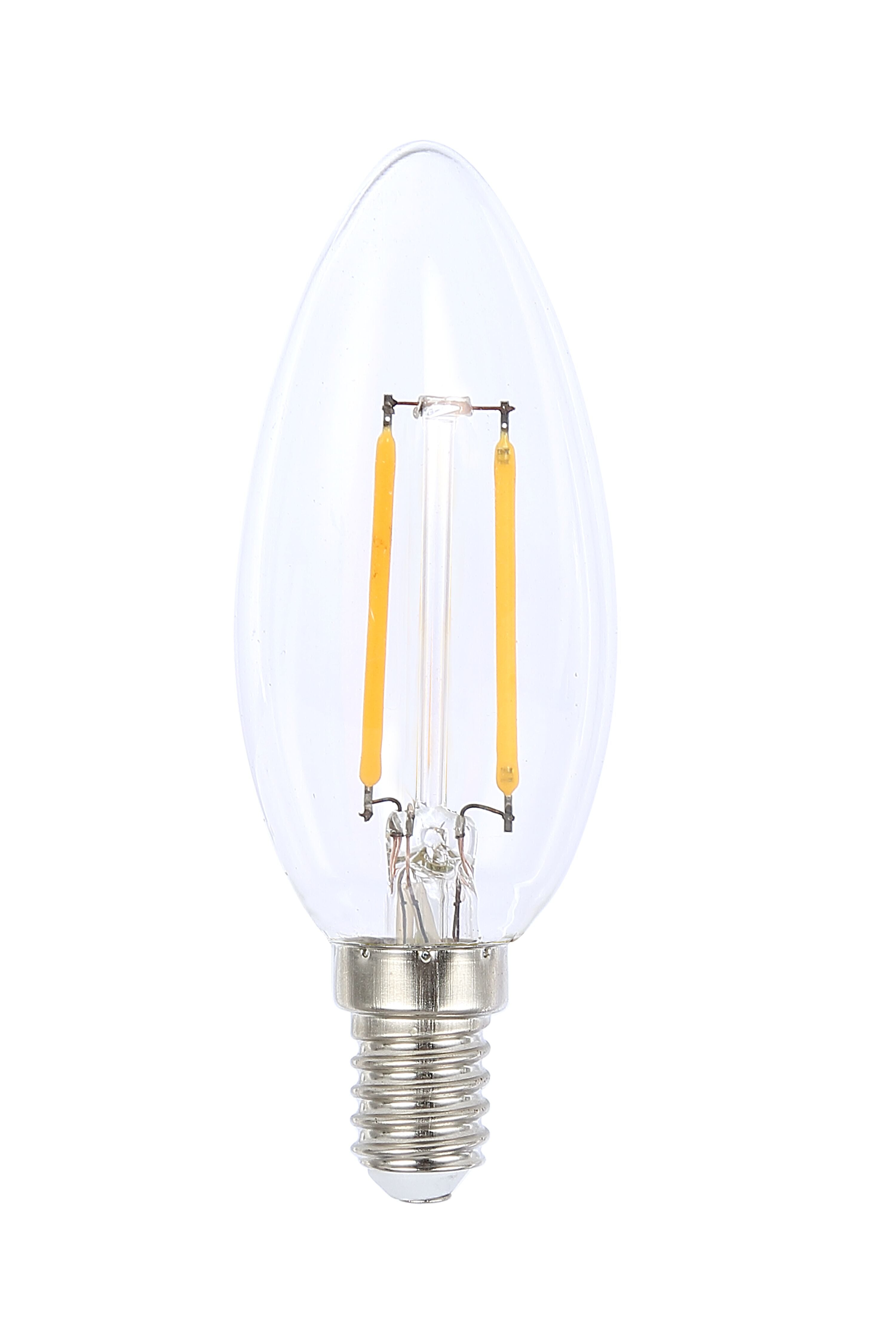 Aneta Home Kronljus E14 2W LED filament 2700K, klar