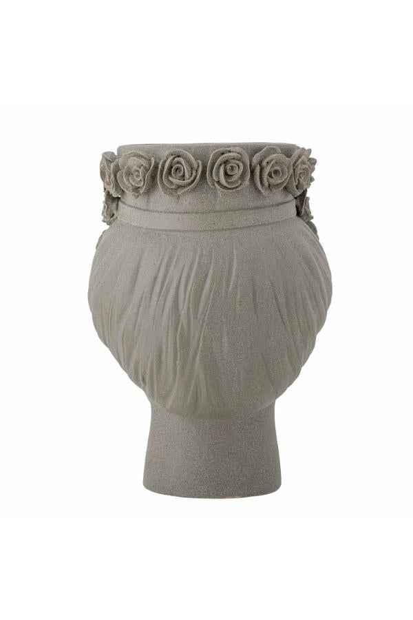 Bloomingville Akira Vase, Grey, Stoneware
