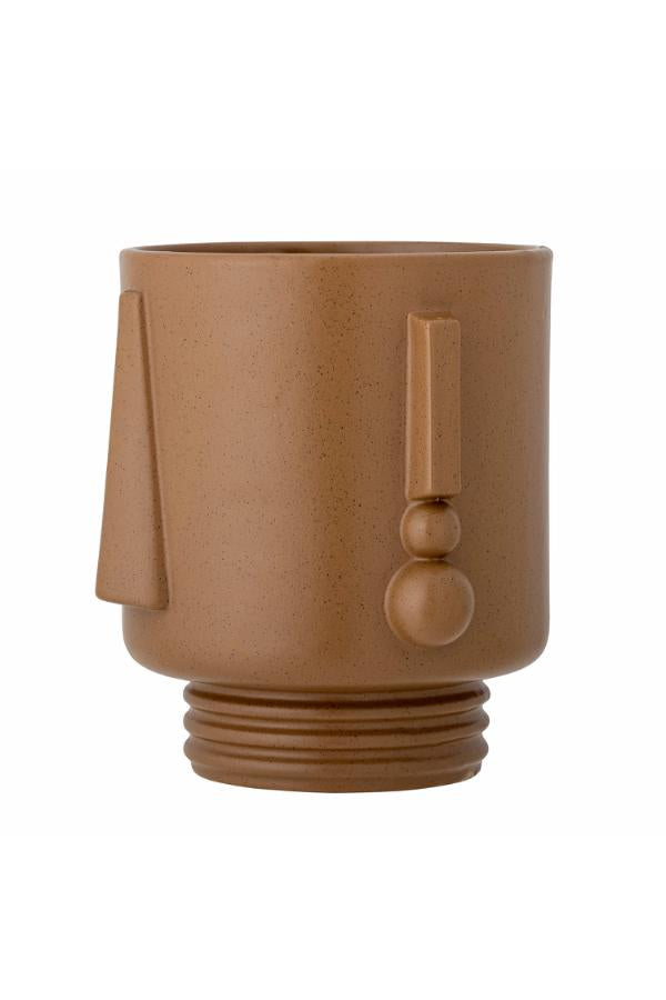 Bloomingville Guxim Flowerpot, Brown, Stoneware
