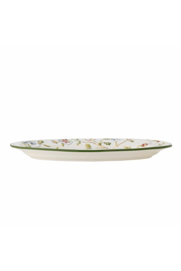 Creative Collection Bloomie Serving Plate, Multi, Stoneware