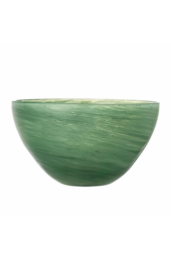 Bloomingville Esmaralda Bowl, Green, Glass
