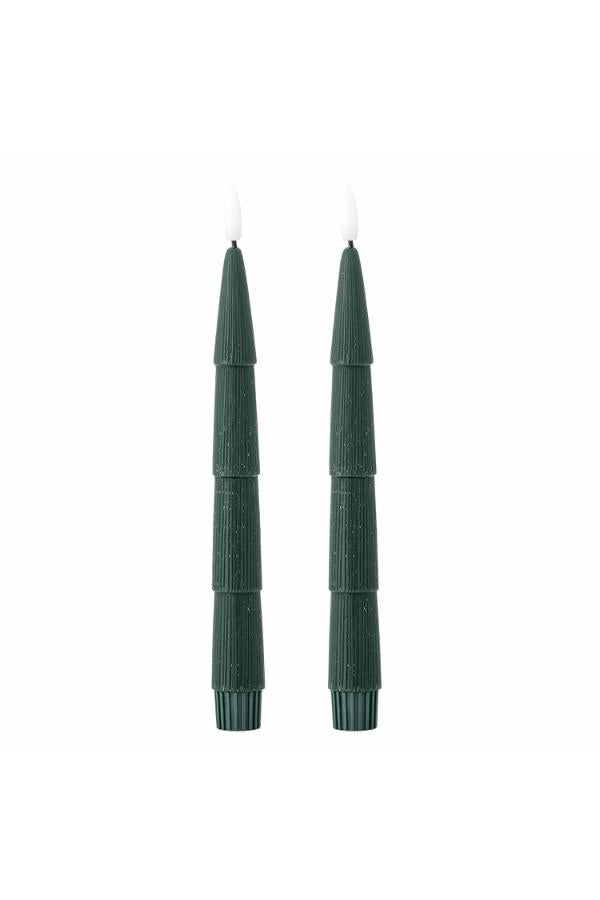 Bloomingville Ponza LED Candle, Green, Paraffin