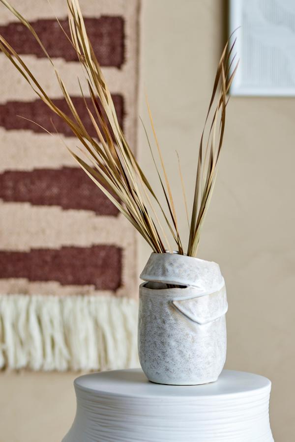 Bloomingville Abeera Vase, Nature, Stoneware