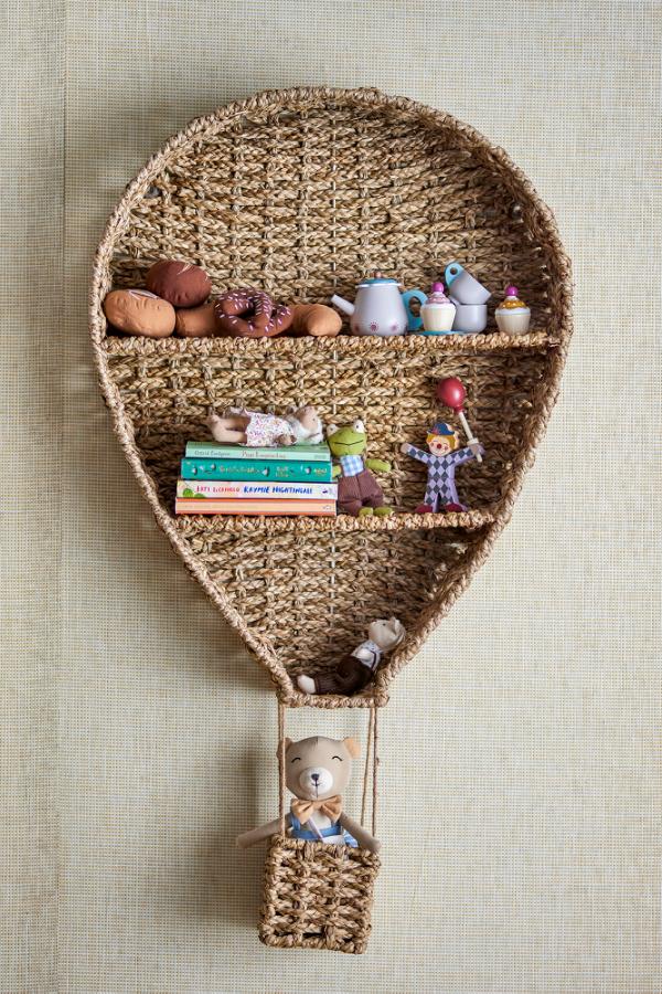 Bloomingville Mini Ditter Shelf, Nature, Seagrass