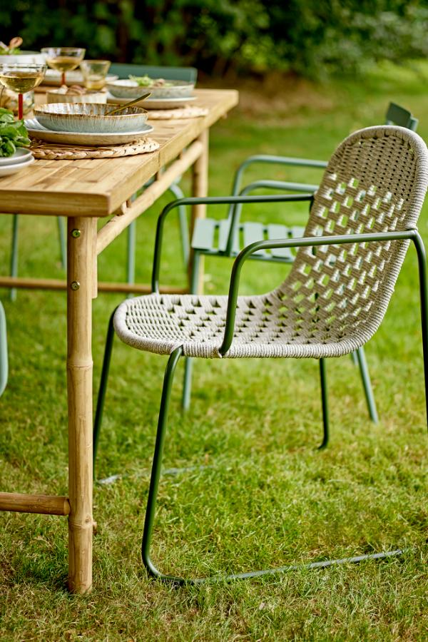 Bloomingville Calana Dining Chair, Green, Metal