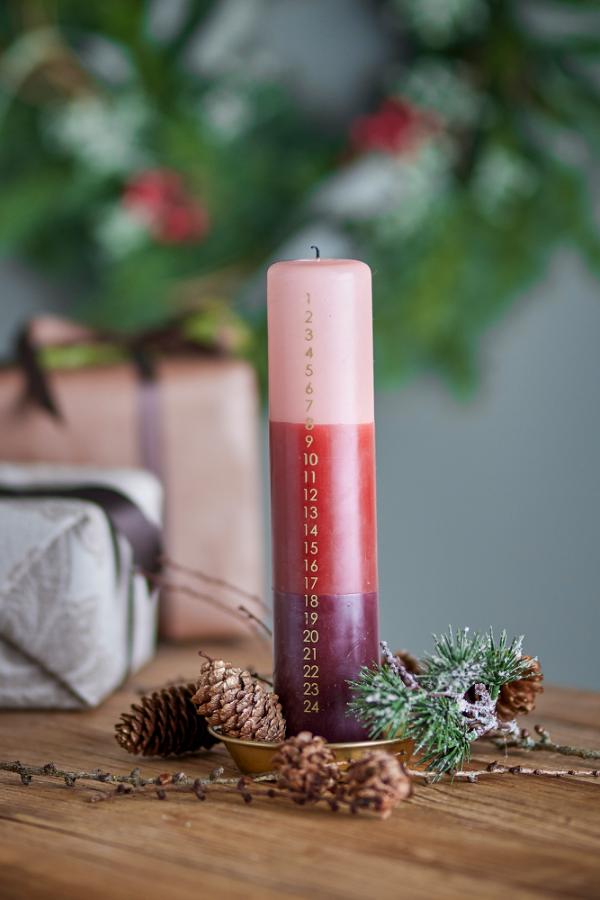 Bloomingville Dip Dye Candle, Multi, Paraffin