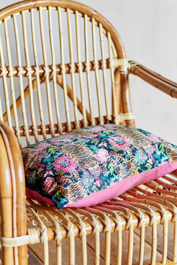 Creative Collection Lester Cushion, Multi, Cotton