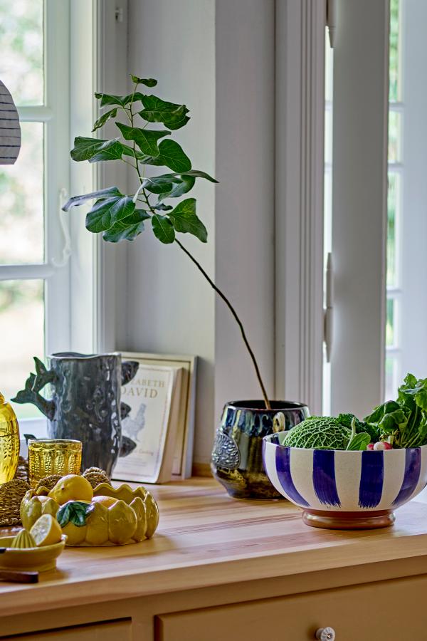 Creative Collection Shakti Bowl, Blue, Stoneware