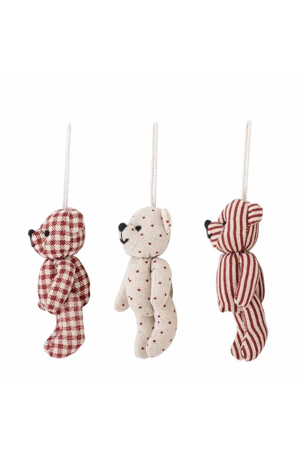 Bloomingville Salwa Ornament, Red, Polyester