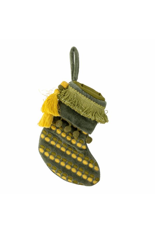 Bloomingville Jeanne Ornament, Green, Cotton