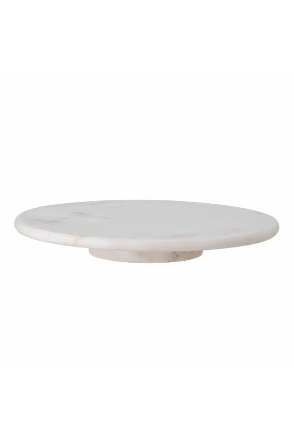 Bloomingville Ellin Turntable, White, Marble